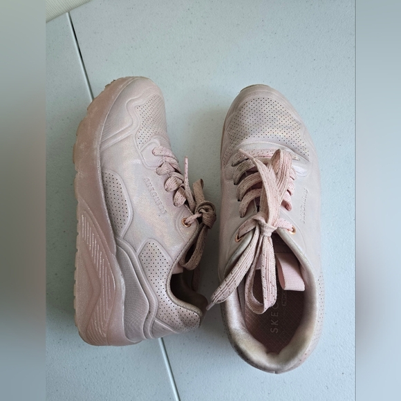 Skechers Girls Pink Sneakers Size 3.5 - Picture 7 of 11